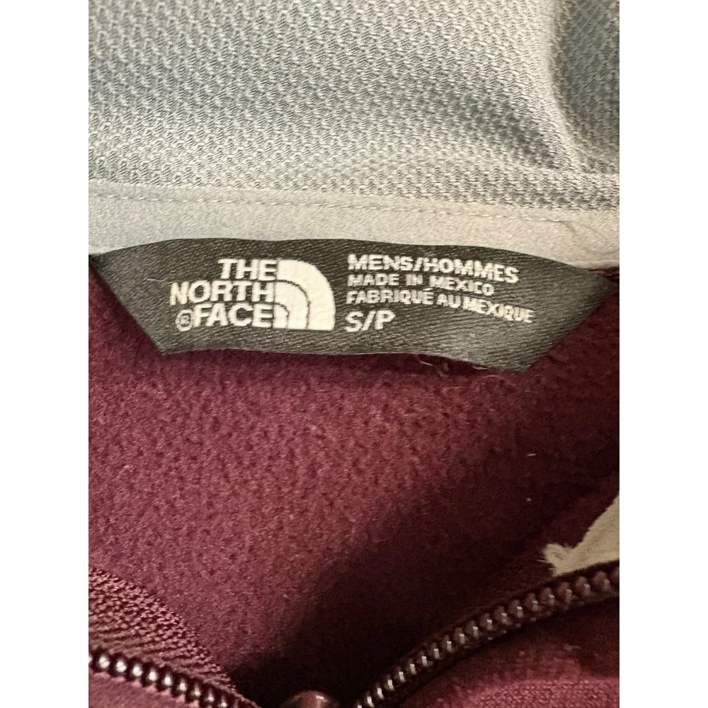 The North Face‎ Mens Full Zip Hoodie Maroon Gorpcore Hiking Sweatshirt Small